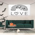thumbnail image 2 of ZICANCN Banner Yard Signs, Romantic Rainbow Cute Love Party Wall Decor for Indoor Outdoor Room, Medium, 2 of 8