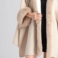 thumbnail image 6 of YueHuiYing Faux Fur Shawl and Wraps for Weddings Faux Fur Coat Women Luxury Evening Dresses Fluffy Cape for Women, 6 of 8