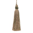 thumbnail image 1 of 4" (10cm) Decorative Hand-crafted Tassel | Craft Tassel (Style# ITS), Beige Khaki Green Multicolor (Color# 4567) Set of 10, 1 of 1