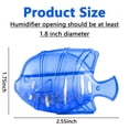 thumbnail image 4 of FOAUUH Humidifier Tank Cleaner, Raipoment Demineralization Cleaning Ball, Compatible with Mist Humidifiers, Fish Tank, Purifies Water, Prevents Hard Water Build-Up (Fish-blue), 4 of 6