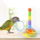 thumbnail image 2 of MCBK Juguetes para pájaros para periquitos, juguetes para masticar para mejorar la capacidad de discriminación de colores, 2 of 5