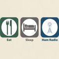 thumbnail image 3 of CafePress - Eat Sleep Ham Radio Light T Shirt - Men's Classic Graphic T-Shirt, 3 of 4