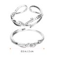 thumbnail image 2 of unbranded 2Ud Anillos Para Único Rosa Ajustables En, 2 of 6