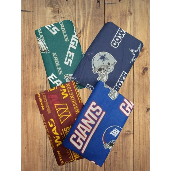 4 Fat Quarters - NFC East NFL Fat Quarter Bundle