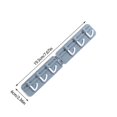 thumbnail image 4 of Dalazy Creative Corner Hook Folding Hooks Hanging Rack Wall Hooks Back Door Hanger Organizer Kitchen Bathroom Tools, 4 of 9