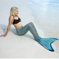 thumbnail image 2 of Colas De Sirena Para Nadar Para Niños Y Adultos Con Monoaleta, 2 of 3