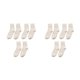 thumbnail image 2 of Minnieouse Calcetines tobilleros, medias lisas de estilo pijo, calentador de piernas de Color sólido elástico, calcetín Universal, accesorios Beige 2Conjunto, 2 of 6