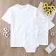 thumbnail image 5 of Gibobby Blusas De Moda Para niños pequeños Short Me T Niños y familia A juego Verano Bebé Estampado de Tops Mamá Blusa Trajes Ropa de manga Camiseta casual Niñas Camisa Niñas Tops （Blanco， 2-3 Años), 5 of 5