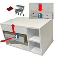 thumbnail image 2 of Gabinete Baño Moderno Monomando Contra Lavabo Ovalin Laminado ensamblado Genérico gabinete, mdf, baño, 2 of 5