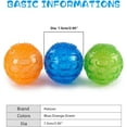 thumbnail image 4 of Juego de 3 bolas flotantes para perros con sonido, pelota para perros indestructible que rebota y chirriante para entrenamiento Sincero Electrónica, 4 of 5