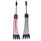 thumbnail image 1 of Conector Solar Fotovoltaico Tipo y de 5 Vías, 1000 V/30 A, Cable Derivado, Adaptador Paralelo para Paneles Solares., 1 of 5