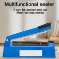 thumbnail image 3 of Hyasfey Electric Food Sealing Machine Pressure Sealing Machine Food Pulse Heat Sealing Machine Adjustable Temperature for Perfect Sealing European Standard Plug, 3 of 7