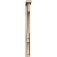 thumbnail image 2 of Ekena Millwork 3 1/2"W x 28"D x 40"H Balboa Block Smooth Bracket w/ Offset Brace, Douglas Fir, 2 of 25