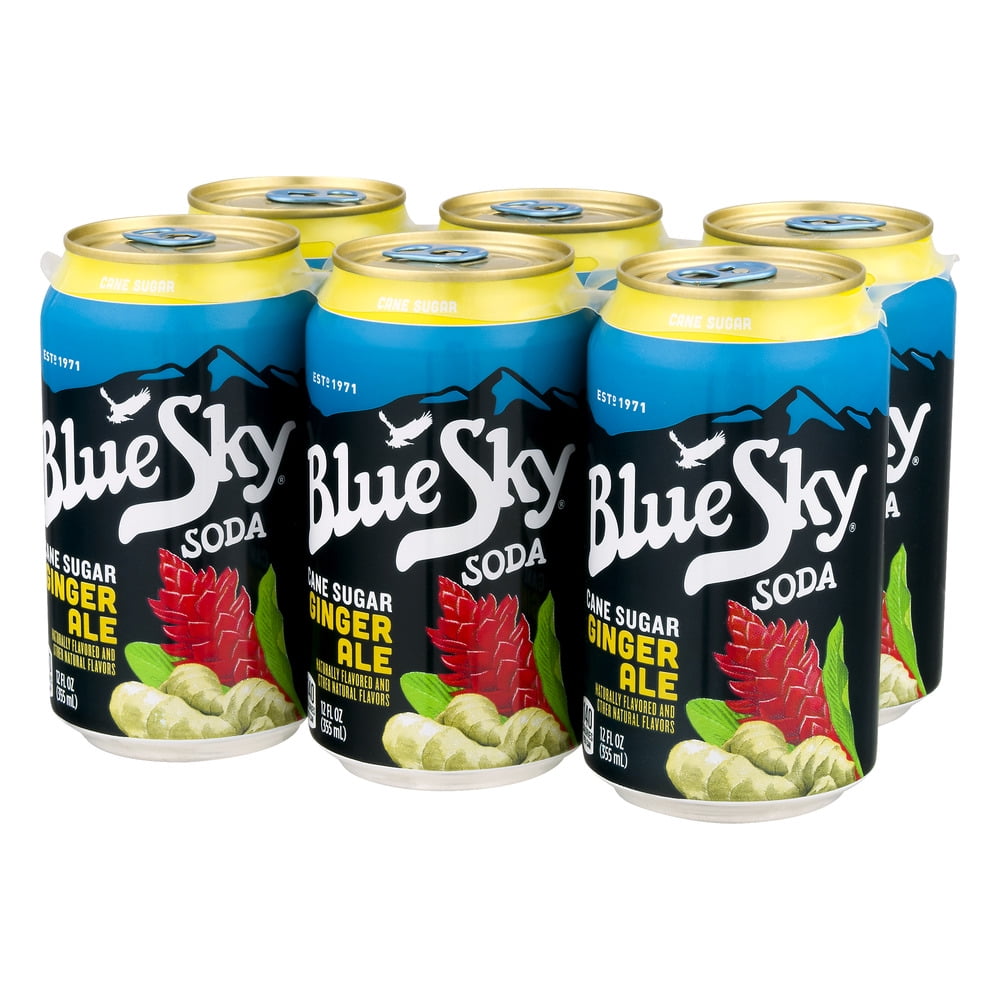 Blue Sky Ginger Ale Cane Sugar 12 Oz - Walmartcom