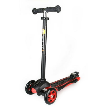 YBIKE GLX Pro Scooter, Black/Red
