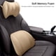 thumbnail image 2 of Almohada de soporte lumbar para asiento de automóvil Espuma viscoelástica negra Parte inferior de la espalda, 2 of 7