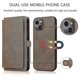 thumbnail image 2 of Funda de piel desmontable para iPhone 14 Pro Max, color marrón, 2 of 5