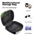 thumbnail image 4 of Frog Sanitary Napkin Purse Sanitary Bags under Clothes Travel Pouch Ring Pouch Small Storage Bag for Sanitary Napkins - 4.7x6.6x6.6 in, Plush Fabric, Sponge, 4 of 6