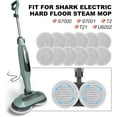 thumbnail image 6 of Aorsher 12 Pack S7001TGT Spin Mop Refills Fit for Shark S7000 S7001 S7000C S7201 S7000AMZ S8201 S8001 S8000 Steam and Scrub Pads for Hardwood Floor Cleaning, 6 of 17