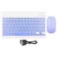thumbnail image 3 of Ultra Thin Keyboard Mouse, Composite Keys  Keyboard Set USB Charging Efficient Quiet  For Laptop Purple, 3 of 8