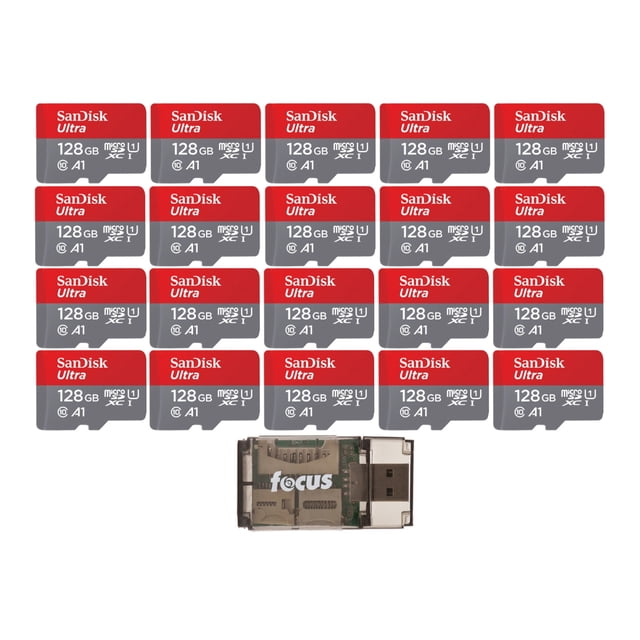 Tarjeta de memoria SanDisk Ultra microSDXC 128GB UHS-I + USB Reader
