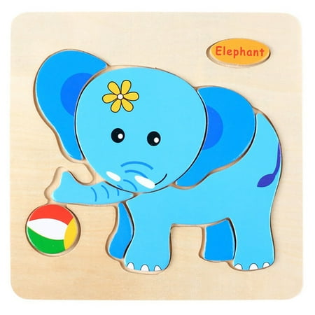 - Mosunx Wooden Puzzle Educational Developmental Baby Kids Training Toy