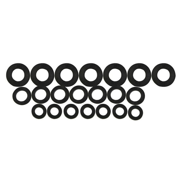 21Pcs Tap Spacer Faucet Washers Rubber Sealing Gasket For Bath Taps Shower Hose Splitter Shower Head 1/2" 3/8" 3/4" Mixed Fangkenuo