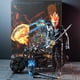thumbnail image 2 of Marvel Ghost Rider - Motocicleta luminosa de 9 pulgadas con forma de calavera y llama, juguete para hombre y niño, con articulaciones de aleación que se pueden mover, 2 of 5