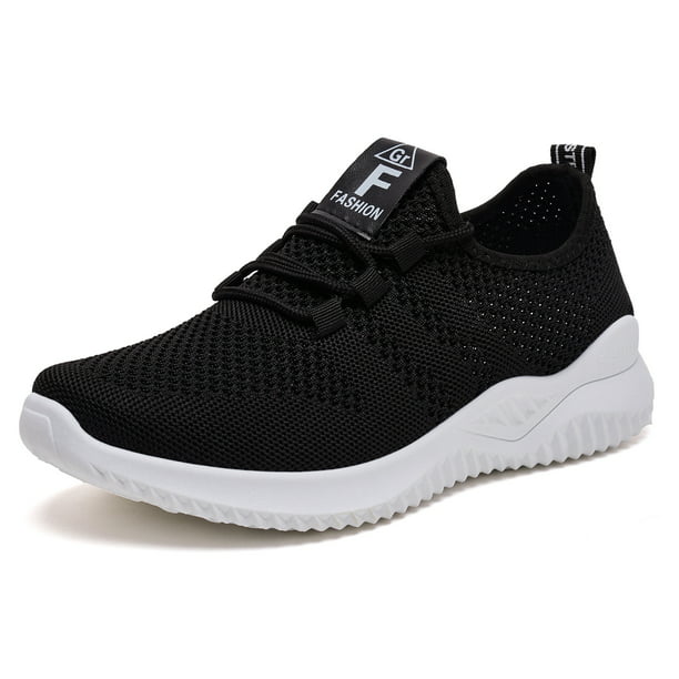 HOBIBEAR Walking Shoes Women Arch Support Running Sneakers Lace up ...