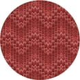 thumbnail image 1 of Ahgly Company Machine Washable Indoor Round Transitional Grapefruit Red Area Rugs, 8' Round, 1 of 7