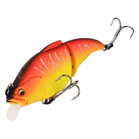 Lipless Crankbait Fishing Lure with Sound Rattle Slow Sinking Vibration Hard Bait for Bass and Freshwater Species High-Visibility Design Gear Saffron