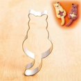 thumbnail image 3 of Cat Shaped Aluminium Baking Cake Mould Cookie Cutter Mold Sugarcraft Baking Accessories, 3 of 5