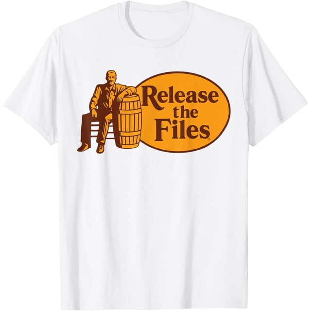 Release The Files Funny Barrel American Political Liberal Camiseta