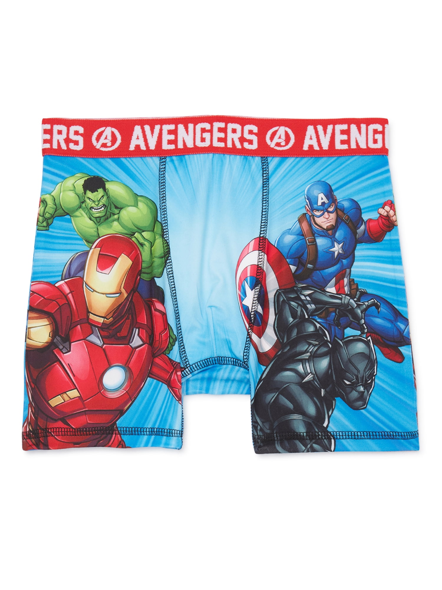 Avengers Boys Boxer Briefs Underwear, 4-Pack, Sizes XS-XL