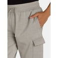 thumbnail image 5 of Athletic Works Men's and Big Men's Strata Fleece Cargo Joggers, Sizes S-3XL, 5 of 5