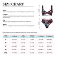 thumbnail image 6 of Daiia Geometric Elements Women's Bikini Set Two Piece Swimsuit High Waisted Bikini Adjustable Straps Bikini Perfect for Beach, Pool, and Summer Vacation-Medium, 6 of 9