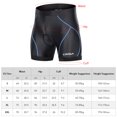 thumbnail image 4 of Lixada Custom LIXADA Cycling Shorts with Gel Padding, Moisture-Wicking Nylon Blend, Reflective Stripes, and 3D Foam Hip Support – Black, XL, 4 of 6