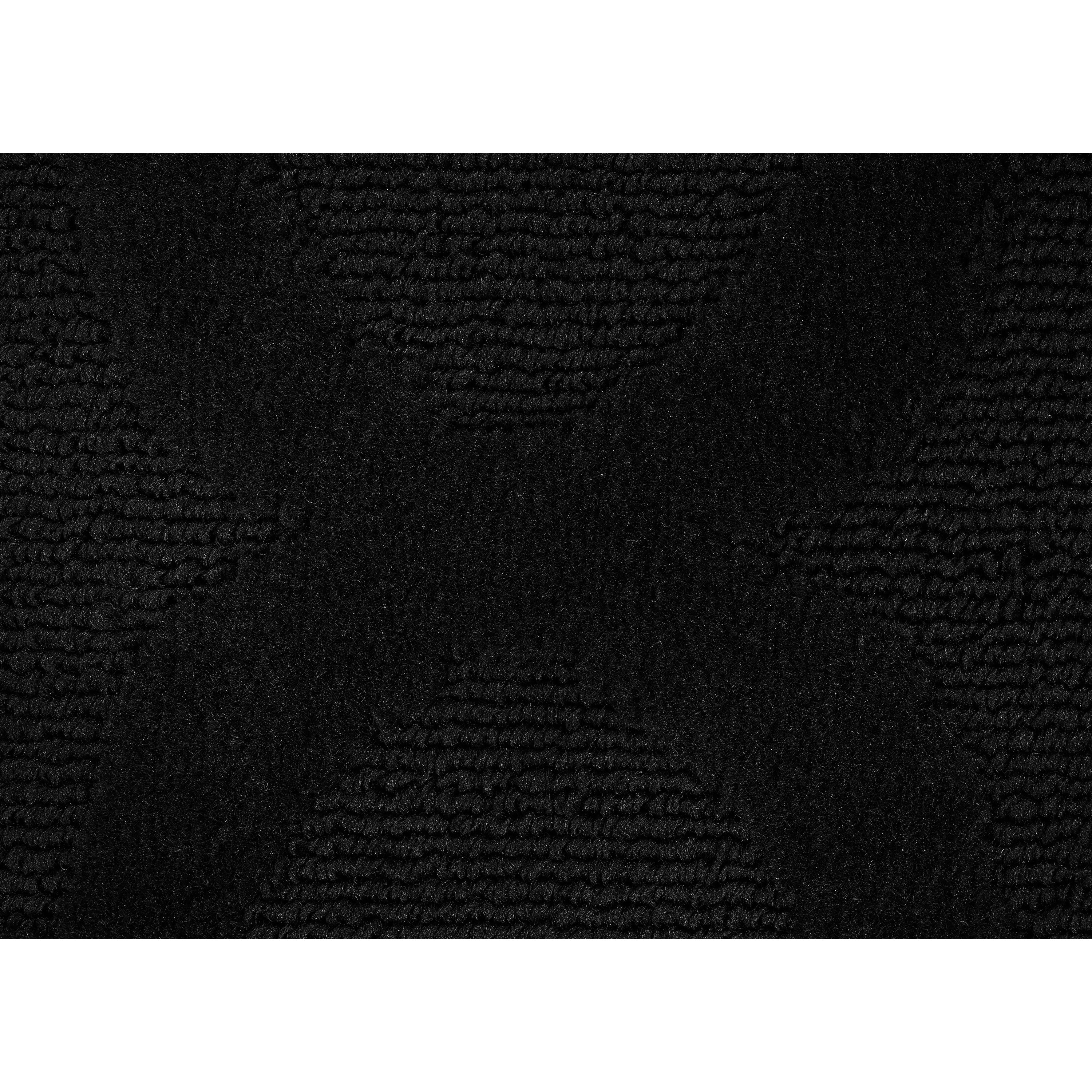 Garland Rug Quatro Polypropylene Black Indoor Area Rug, 7'6" x 9'6"