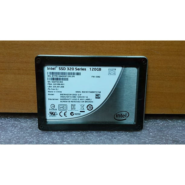 Used Intel SSDSA2CW120G3 320 120GB 2.5" II (3.0Gb/s) Solid Drive - Walmart.com