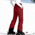 thumbnail image 6 of Women's Colorblock Fleece Pants with Pockets for Casual Winter Wear, 6 of 7