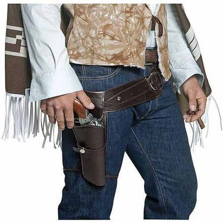 Authentic Western Gunman Belt and Holster Adult Halloween Costume