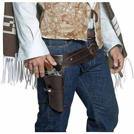 Authentic Western Gunman Belt and Holster Adult Halloween Costume (Best Slender Man Costume)