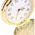 thumbnail image 6 of Set of 2 Classic Retro Pocket Watch with Chain for Men and Women, Arabic Numerals Scale Quartz Pocket Watch, 6 of 7