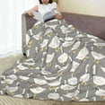 thumbnail image 6 of Lsque Herd of ducks Pattern Fuzzy Fleece Throw Blanket Extra Large,Super Soft,Fluffy and Warm Blankets for Couch,Bed,All Season Use-40"x30", 6 of 7