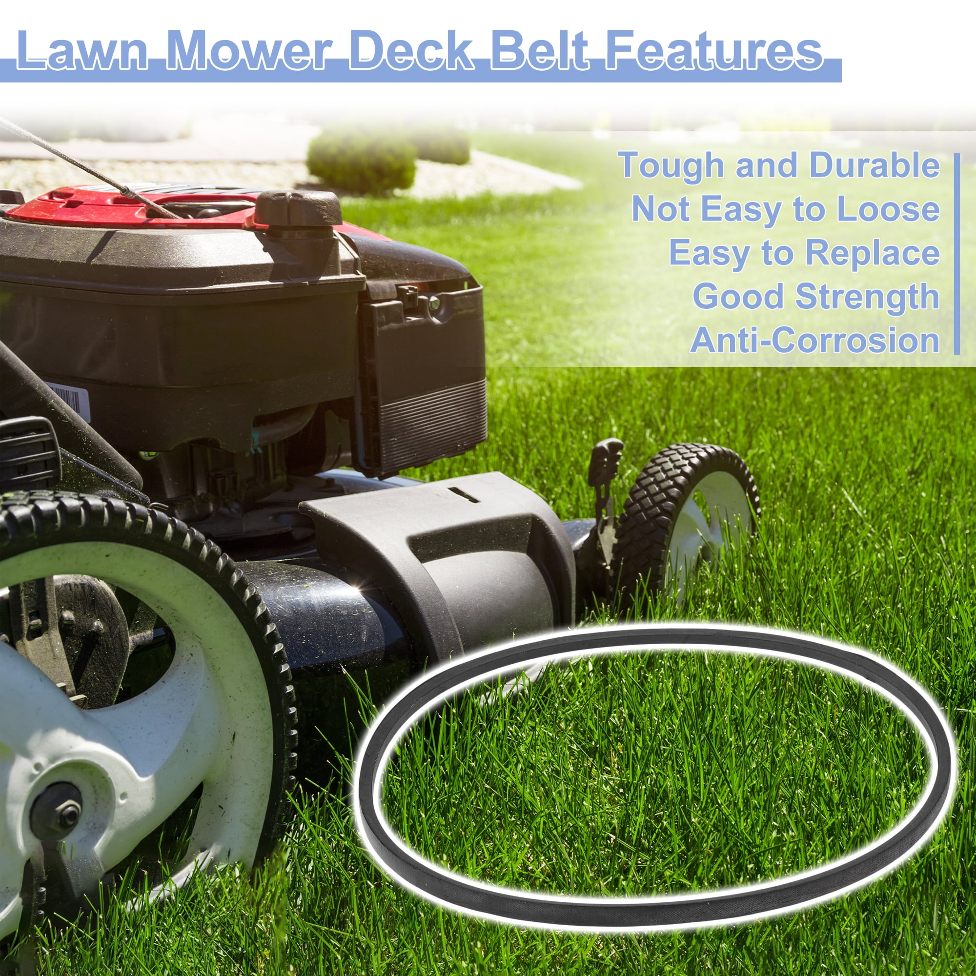 Unique Bargains No.580364608 Lawn Mower Deck Belt for Husqvarna Models and More
