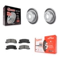 thumbnail image 1 of Transit Auto Rear Coated Disc Brake Rotors and Semi-Metallic Pads Kit for Car 1999-2003 Lexus RX300 AWD KGS-101289, 1 of 11