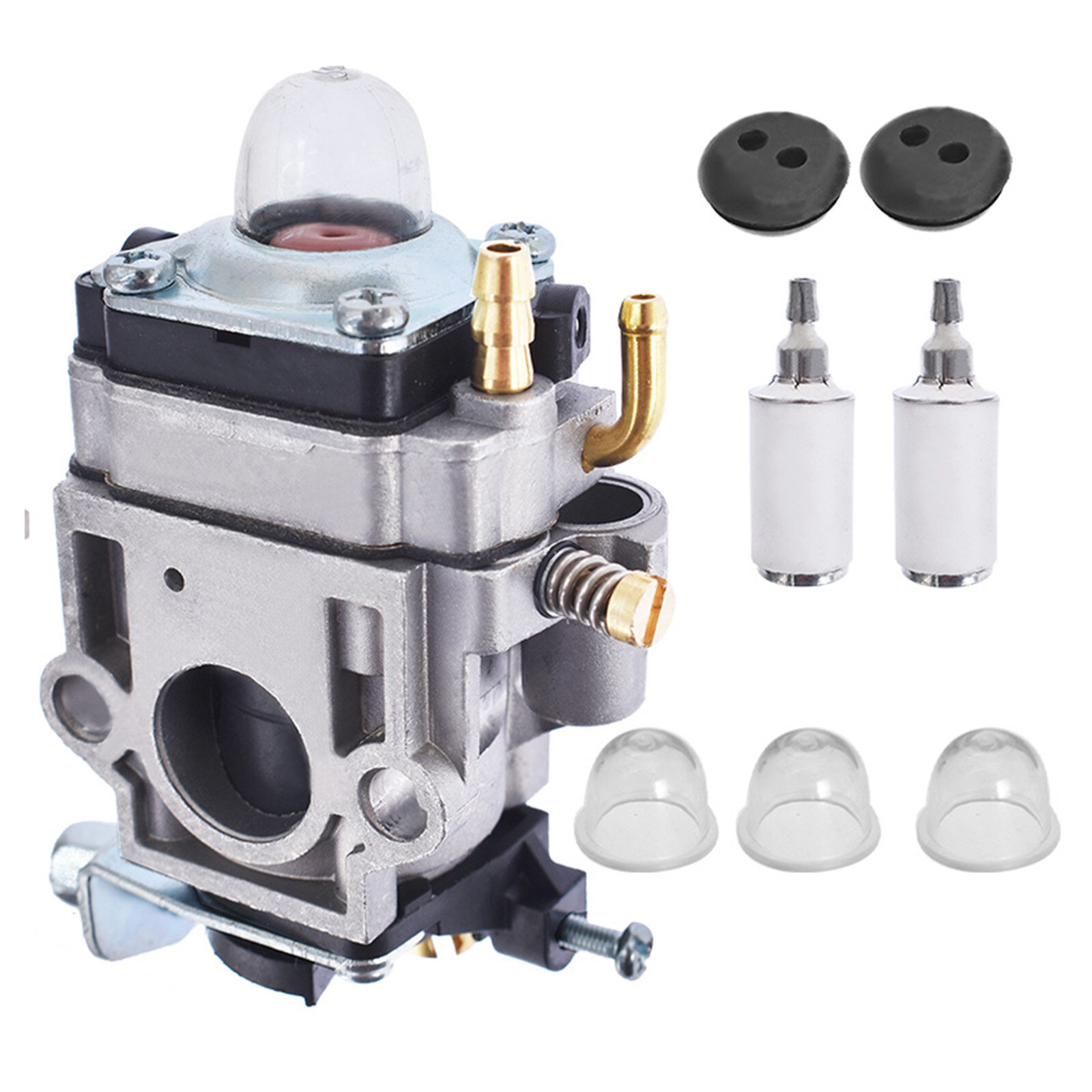 Goldenmotor Carburetor – For ARDISAM Earthquake E43 Auger 300486 11334 (43cc/51.7cc 2-Cycle)