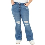 Celebrity Pink Juniors Plus Size Flare Jeans