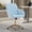 Baby Blue, variant on Adjustable Office Chair, Ergonomic Swivel Chair with Lumbar Support, Velvet Upholstery, Comfortable for Long Hours of Sitting, Beige