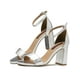 thumbnail image 1 of Zapatilla Salamandra para Mujer fiesta Graduación color plata 24, 1 of 6